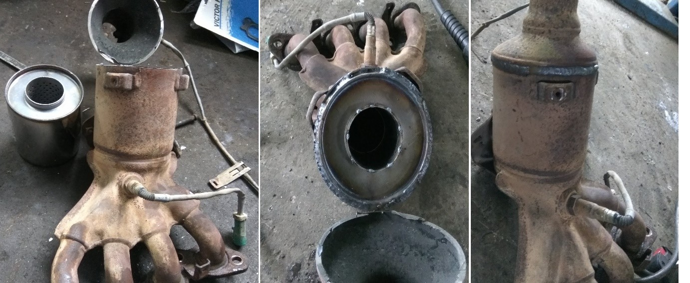 Замена катализатора